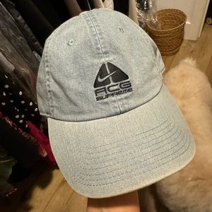 Supreme Nike ACG washed denim 6-panel hat